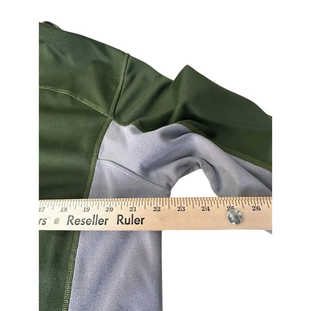 The North Face 100 WT Cinder Jacket 1/4 Zip Men's Large English Green Fleece